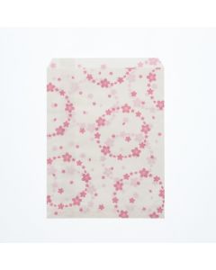 กระเป๋าแบน ขนาดเล็ก ลาย Mai-Sakura (ดอกซากุระรำวง) รุ่น R-50 จำนวน 200 ชิ้น