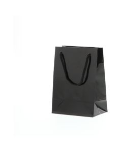 ถุงกระดาษช้อปปิ้ง Bright Bag สีดำ รุ่น T-4 แพ็คละ 10 ใบ