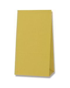 ถุงก้นสี่เหลี่ยม ถุงแฟนซี สีเหลืองมัสตาร์ด K4 แพ็คละ 50 ใบ