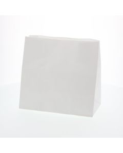 ถุงก้นสี่เหลี่ยม สีขาวล้วน รุ่น SP-2 บรรจุ 50 ชิ้นต่อแพ็ค