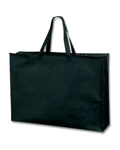 กระเป๋าโท้ท F-Bag สีดำ มีซิป ขนาด 3 ลิตร แพ็คละ 5 ใบ