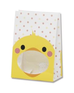 ถุงก้นสี่เหลี่ยม ยี่ห้อ Pack'n Bag ลายลูกไก่ ไซส์ S1F จำนวน 50 ชิ้น