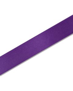 ริบบิ้นผ้าซาตินเส้นเดี่ยว สีม่วงเข้ม ขนาด 36 x 20 ซม.
