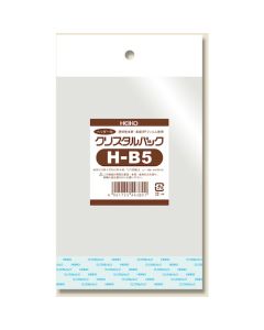 ถุง OPP แบบใส มีหัวกระดาษ ขนาด H และขนาด B5 จำนวน 100 ชิ้น