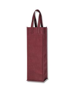ถุงช้อปปิ้ง F-Bag สำหรับใส่ไวน์ สีเบอร์กันดี แพ็คละ 10 ใบ