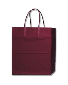 ถุงกระดาษสำหรับช้อปปิ้ง PB Smooth Bag สีไวน์ (MT) ขนาด M-1 จำนวน 10 ชิ้น