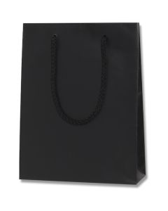 ถุงกระดาษช้อปปิ้ง Bright Bag สีดำ (MT) ขนาด MM แพ็คละ 10 ใบ