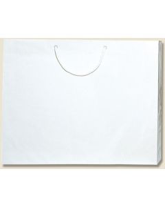 ถุงกระดาษช้อปปิ้ง Bright Bag สีขาว ขนาดใหญ่ แพ็คละ 10 ใบ