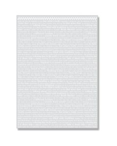 ถุง OPP, Crystal Pack, ลายตารางหมากรุก, S-1, 50 ชิ้น