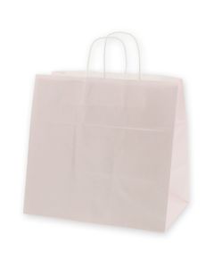 ถุงกระดาษสำหรับช้อปปิ้ง 25 ใบ, ถุงใส่ของประดับตกแต่ง, 34-1, สีชมพูมุก, แพ็คละ 50 ใบ