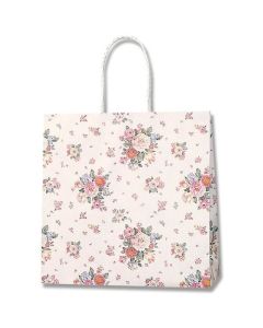 ถุงกระดาษสำหรับช้อปปิ้ง ชนิดเรียบ (P-Smooth Bag) ขนาด 3 ลายช่อกุหลาบ บรรจุ 25 ถุงต่อแพ็ค