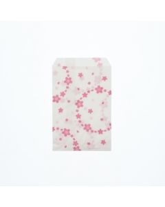 กระเป๋าแบน ขนาดเล็ก ลาย Mai-Sakura (ดอกซากุระรำวง) รุ่น R-85 จำนวน 200 ชิ้น