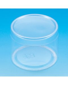 กล่องพลาสติก PET ทรงกระบอก ขนาด 65 x 50 มม. บรรจุ 20 ชิ้นต่อแพ็ค