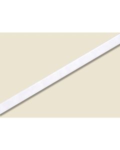 ริบบิ้นผ้าออร์แกนซ่า F สีขาว ขนาด 12 x 30 ซม.