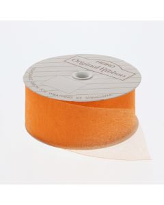 ริบบิ้นผ้าออร์แกนซ่า สีส้ม ขนาด 36 x 15 ซม.
