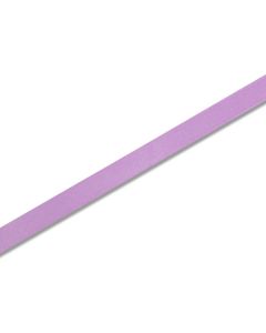 ริบบิ้นผ้าซาตินเส้นเดี่ยว สีม่วงอ่อน ขนาด 12 x 20 ซม.