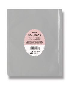 แพ็คขนมหวาน K ขนาด 11.5 x 14 ซม. จำนวน 100 ชิ้น