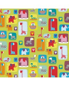 กระดาษห่อของขวัญลายสัตว์ ขนาดครึ่งแผ่น 50 ชิ้น