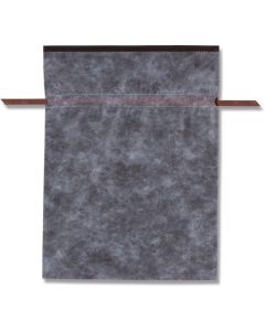 ถุงผ้าไม่ทอแบบมีเชือกรูด รุ่น F-Bag, W-Chante สีน้ำตาลล้วน ขนาด LL จำนวน 5 ชิ้น
