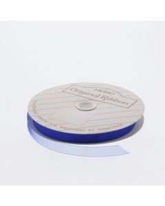 ริบบิ้นผ้าออร์แกนซ่า สีฟ้า ขนาด 7 x 15 ซม.
