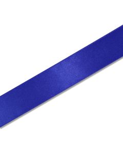ริบบิ้นผ้าซาตินเส้นเดี่ยว สีน้ำเงิน ขนาด 36 x 20 ซม.