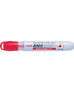 ปากกาไวท์บอร์ด OSHIRASENSOR หัวกลม 4.7mm Red