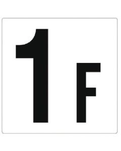 Floor Number Sign 1แผ่น