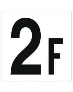 Floor Number Sign 1แผ่น