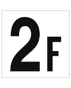 Floor Number Sign 1แผ่น