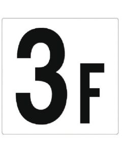 Floor Number Sign 1แผ่น