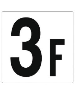 Floor Number Sign 1แผ่น