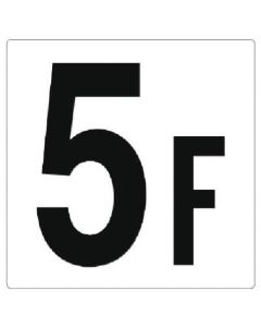 Floor Number Sign 1แผ่น
