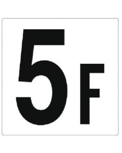 Floor Number Sign 1แผ่น
