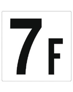ป้ายแสดงหมายเลขชั้น 7F