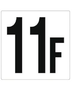 Floor Number Sign 1แผ่น