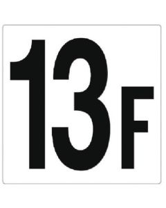 Floor Number Sign 1แผ่น