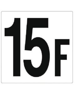 Floor Number Sign 1แผ่น