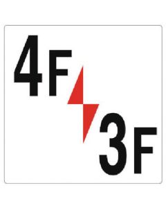 Floor Number Sign 1แผ่น