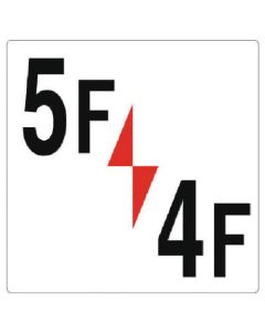 Floor Number Sign 1แผ่น