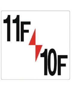 Floor Number Sign 1แผ่น