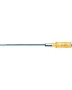 350 ไขควงปากแบนด้ามไม้แกนทะลุ SL6.0 x 200mm