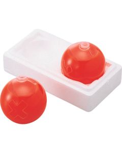 ลูกบอลสีนิรภัย (Scat ball) สีแดง 60 มม. Φ 2 ชิ้น Skat-R