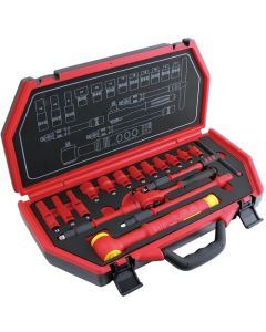 ชุดเครื่องมือหุ้มฉนวน 3/8" DR.17PC. ขนาด 9.5 มม.