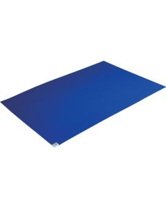 แผ่นทำความสะอาดแบบมีกาวในตัว ต้านเชื้อแบคทีเรีย ขนาด 600 x 900 มม. สีฟ้า 1 แผ่น (30 ชิ้น)