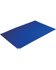 แผ่นรองทำความสะอาดแบบมีกาวป้องกันไฟฟ้าสถิต ขนาด 600 x 900 มม. สีฟ้า 1 แผ่น จำนวน 60 ชิ้น