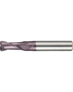 2Flute Endmills with corner radius Regular FIRE coating 6mm 1เส้น