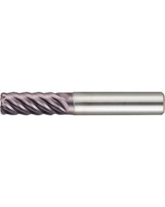 Multi Flute Endmills with corner radius Regular FIRE coating 6mm 1เส้น