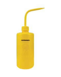 Wash bottle สีเหลืองป้องกันไฟฟ้าสถิตย์ 480cc 'ISOPROPANOL' การพิมพ์