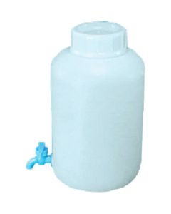 ขวดปากล่างปากกว้างพร้อมจุกปิด ผลิตจาก PE 20L