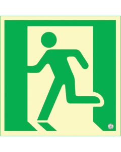 Emergency Exit Guidance Sign Passageway